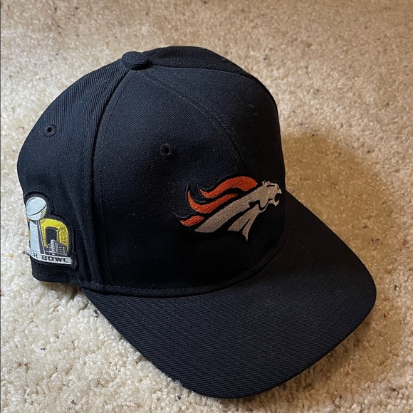 NIKE SUPERBOWL 50 DENVER BRONCOS STRAPBACK HAT CAP ELWAY NIX